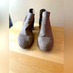 Tan booties